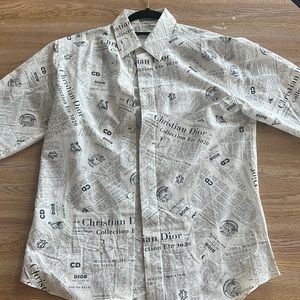 Christian Dior x Daniel Arsham Newspaper Shirt